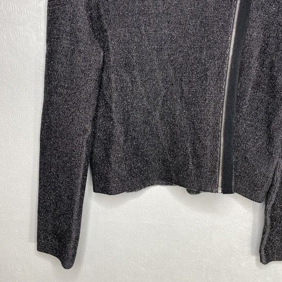 Theory Sz P Lioralee Prosecco Moto Cropped Jacket - Picture 5 of 9